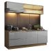 Cozinha Completa Madesa Lux com Armário e Balcão 5 Portas 2 Gavetas - Rustic