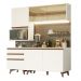Cozinha Completa Madesa Reims 180002 com Armário e Balcão - Branco