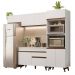 Cozinha Completa Madesa Reims 260008 com Armário e Balcão - Branco