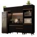 Cozinha Completa Madesa Reims 260008 com Armário e Balcão - Preto