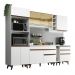 Cozinha Completa Madesa Reims 270001 com Armário e Balcão - Branco