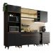 Cozinha Completa Madesa Reims 270001 com Armário e Balcão - Preto