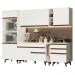 Cozinha Completa Madesa Reims 270002 com Armário e Balcão - Branco