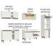 Cozinha Completa Madesa Reims 310002 com Armário e Balcão - Branco