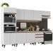 Cozinha Completa Madesa Reims 320001 com Armário e Balcão - Branco