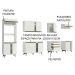 Cozinha Completa Madesa Reims 320002 com Armário e Balcão - Branco