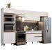 Cozinha Completa Madesa Reims 330001 com Armário e Balcão - Branco