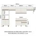 Cozinha Completa Madesa Reims 330001 com Armário e Balcão - Branco