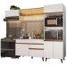 Cozinha Completa Madesa Reims XA260001 com Armário e Balcão - Branco