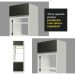 Cozinha Completa Madesa Safira com Armário e Balcão + Tampo - Branco/Preto/Branco