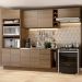 Cozinha Completa Madesa Stella 290002 com Armário e Balcão