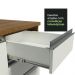 Cozinha Completa de Canto Madesa Glamy 329002 com Armário e Balcão (Sem Tampo e Pia) - Rustic/Branco