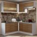 Cozinha Completa de Canto Madesa Glamy 349001 com Armário e Balcão (Sem Tampo e Pia) - Branco/Rustic