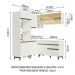 Cozinha Completa de Canto Madesa Reims 332001 com Armário e Balcão - Branco