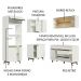 Cozinha Completa de Canto Madesa Reims 332001 com Armário e Balcão - Branco