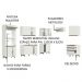 Cozinha Completa de Canto Madesa Reims 462002 com Armário e Balcão - Branco