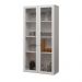Cristaleira Suspensa 70 cm 2 Portas de Vidro Branco Madesa