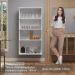 Cristaleira Suspensa 70 cm 2 Portas de Vidro Branco Madesa