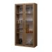 Cristaleira Suspensa 70 cm 2 Portas de Vidro Rustic Madesa