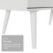 Escrivaninha Em L Mesa Para Computador Gamer 3 Gavetas Branco Lisboa Madesa