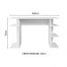 Escrivaninha Mesa para Computador Gamer Branco 9424 Madesa