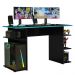 Escrivaninha Mesa para Computador Gamer Preto/Azul 9424 Madesa