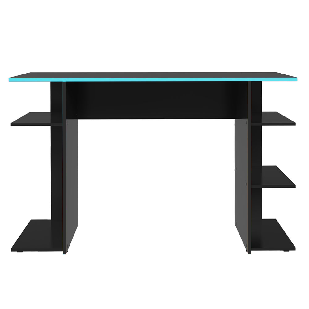 Escrivaninha Mesa para Computador Gamer Preto/Azul 9424 Madesa