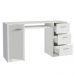 Escrivaninha Mesa para Computador Madesa Alaska 3 Gavetas 1 Porta - Branco