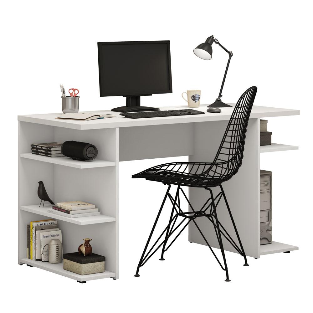Escrivaninha Mesa para Computador Office 9409 Madesa - Branco