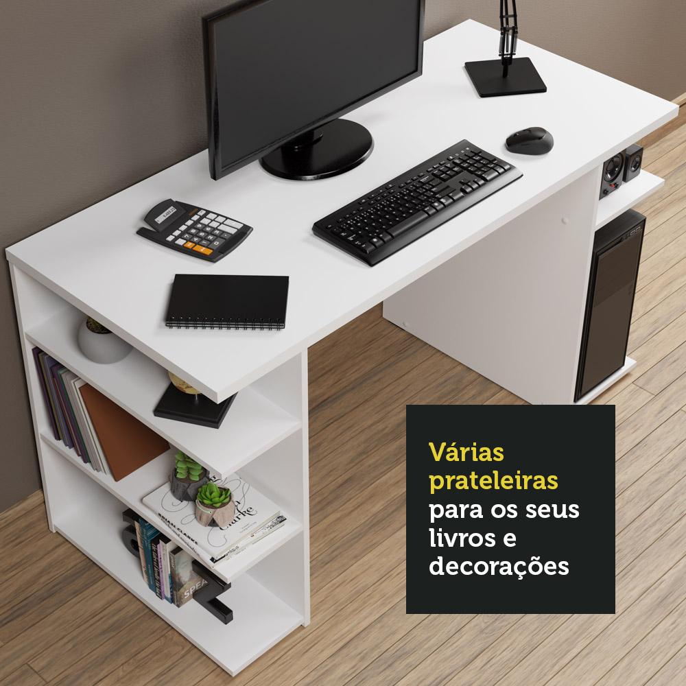 Escrivaninha Mesa para Computador Office 9409 Madesa - Branco