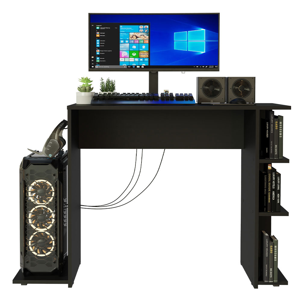 Escrivaninha Mesa para Computador Office Preto 9414 Madesa