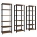 Estante Armário Multiuso para Livros 177cm Rustic/Preto Madesa