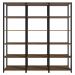 Estante Armário Multiuso para Livros 177cm Rustic/Preto Madesa