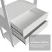 Estante Armário Multiuso para Livros 6 Gavetas 12 Prateleiras 210cm Branco Madesa