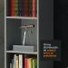 Estante Livreiro Madesa 6906 com 6 Nichos - Cinza