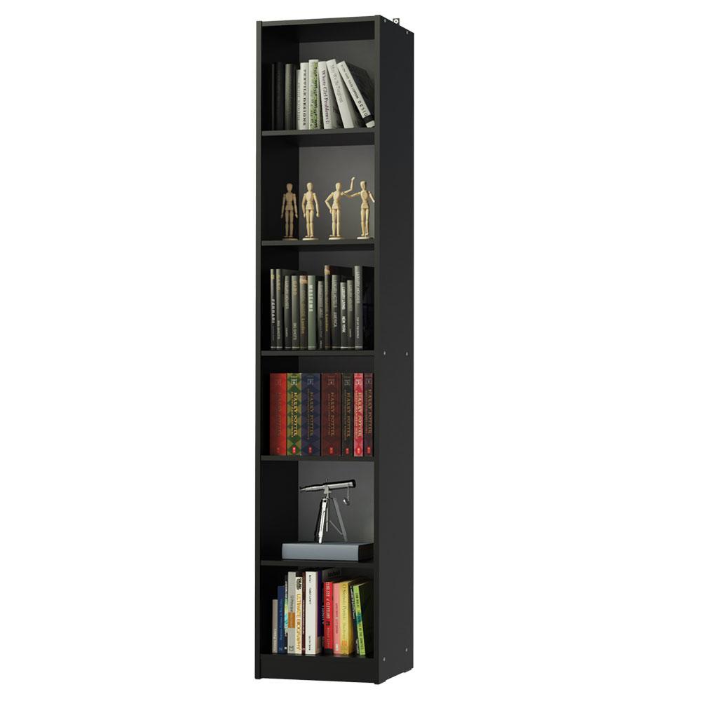 Estante Livreiro Madesa 6906 com 6 Nichos - Preto