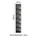 Estante Livreiro Madesa 6906 com 6 Nichos - Preto