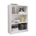 Estante para Livros Home Sala Madesa 6907 com 3 Nichos - Branco