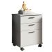 Gaveteiro Organizador para Escritório 3322 Madesa 3 Gavetas com Rodinhas - Branco