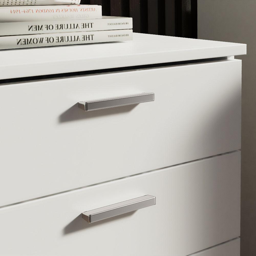 Gaveteiro Organizador para Escritório 3322 Madesa 3 Gavetas com Rodinhas - Branco