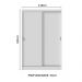 Guarda-Roupa 2 Portas de Correr Branco Max Madesa