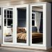 Guarda-Roupa Casal 100% MDF Madesa Eros 3 Portas de Correr de Espelho - Branco