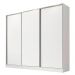 Guarda-Roupa Casal 100% MDF Madesa Nantes 3 Portas de Correr Branco
