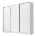 Guarda Roupa Casal 100% MDF Madesa Royale 3 Portas de Correr - Branco