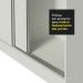 Guarda Roupa Casal 100% MDF Madesa Royale 3 Portas de Correr - Branco