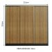 Guarda Roupa Casal 100% MDF Madesa Royale 3 Portas de Correr - Preto/Rustic