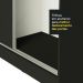 Guarda Roupa Casal 100% MDF Madesa Royale 3 Portas de Correr com Espelhos - Preto