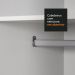Guarda Roupa Casal 100% MDF Madesa Zurique 3 Portas de Correr com Espelhos - Branco/Preto