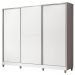 Guarda Roupa Casal 100% MDF Madesa Zurique 3 Portas de Correr com Pés - Branco
