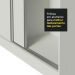 Guarda Roupa Casal 100% MDF Madesa Zurique 3 Portas de Correr com Pés - Branco